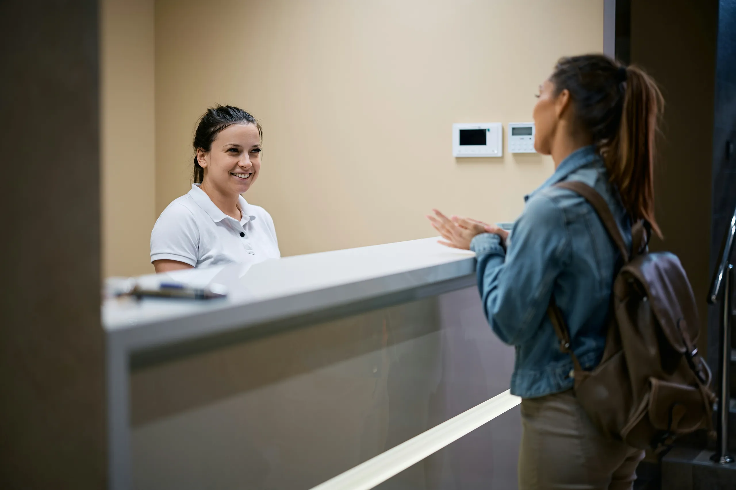 Recepción del centro de salud